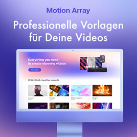 Motion Array - Plugins, Vorlagen, Soundeffekte und mehr für deine Videos!